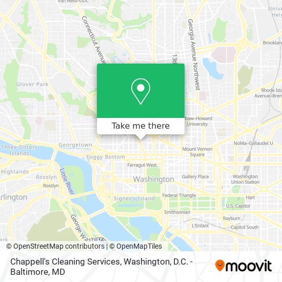 Mapa de Chappell's Cleaning Services