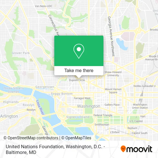 United Nations Foundation map