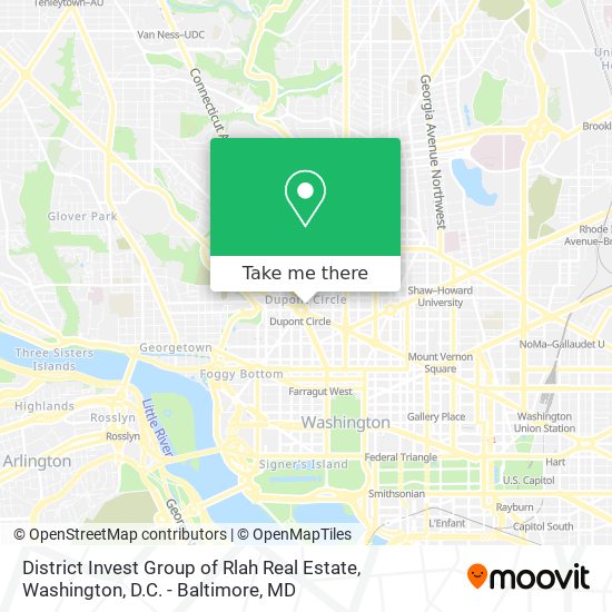 District Invest Group of Rlah Real Estate map