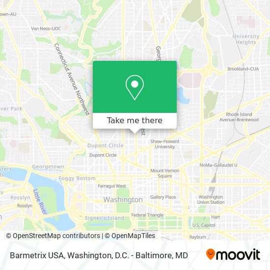 Barmetrix USA map