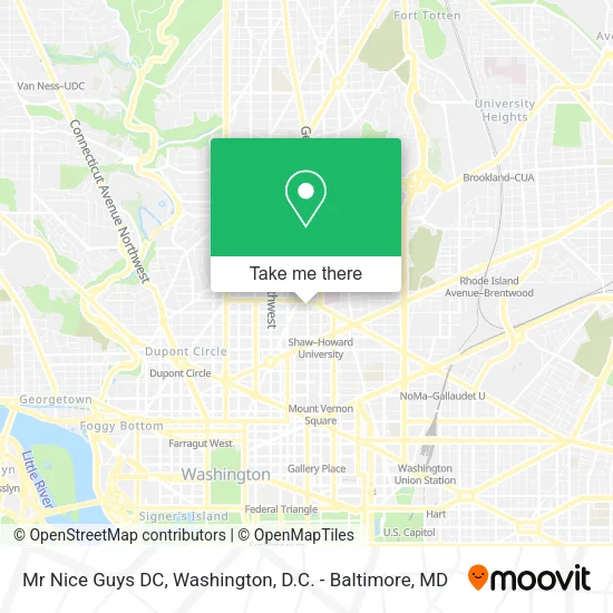 Mapa de Mr Nice Guys DC