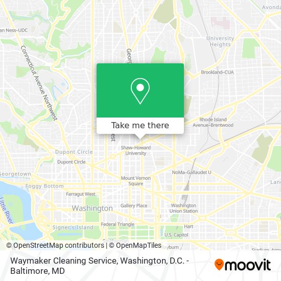 Mapa de Waymaker Cleaning Service