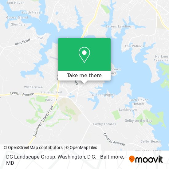 DC Landscape Group map