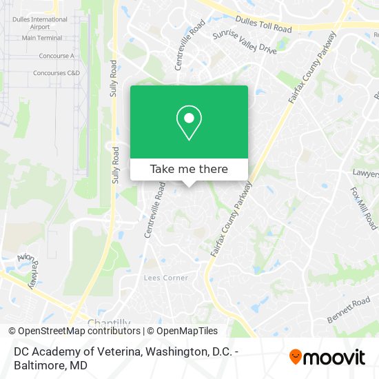 Mapa de DC Academy of Veterina