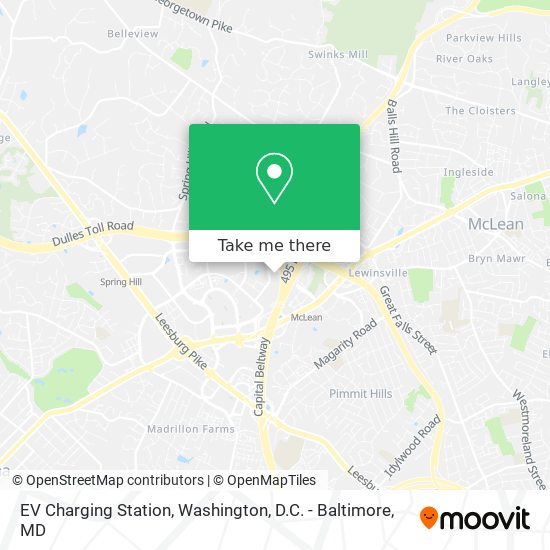 Mapa de EV Charging Station