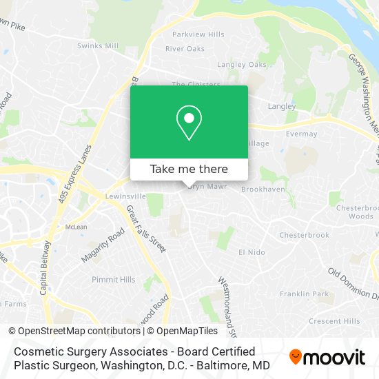 Mapa de Cosmetic Surgery Associates - Board Certified Plastic Surgeon