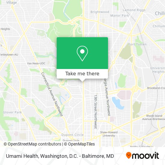 Umami Health map