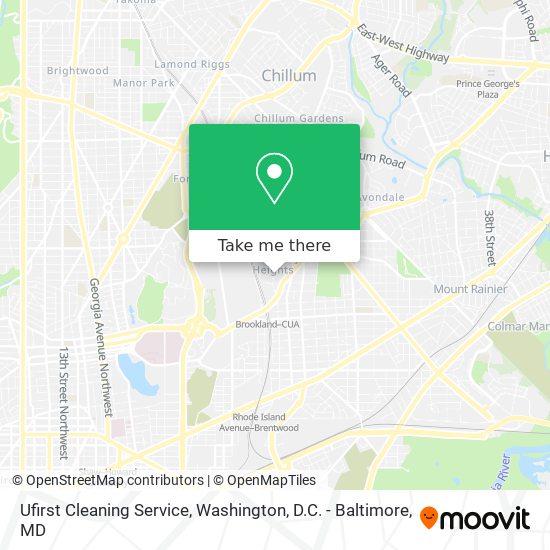 Ufirst Cleaning Service map