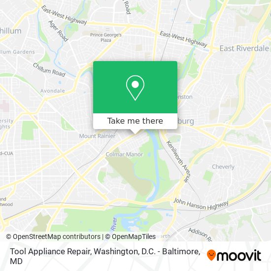 Tool Appliance Repair map