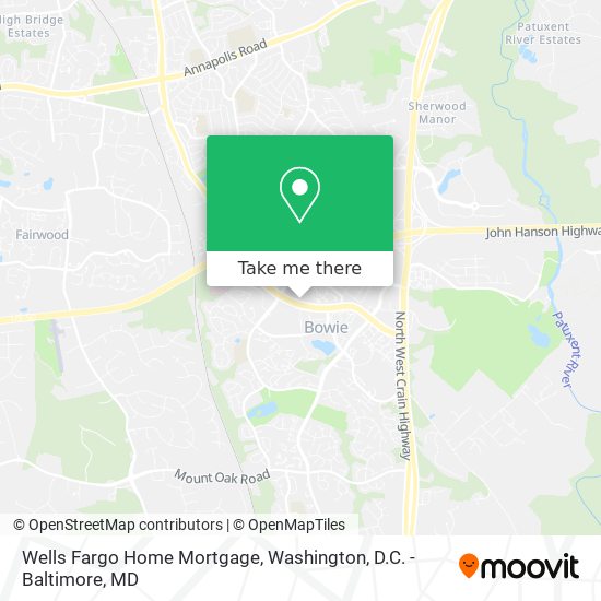 Wells Fargo Home Mortgage map