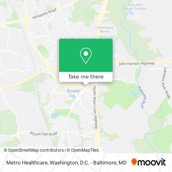 Metro Healthcare map