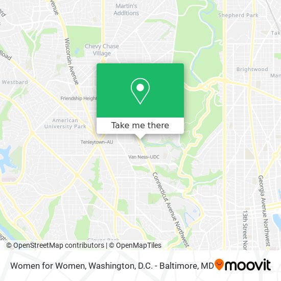 Women for Women map