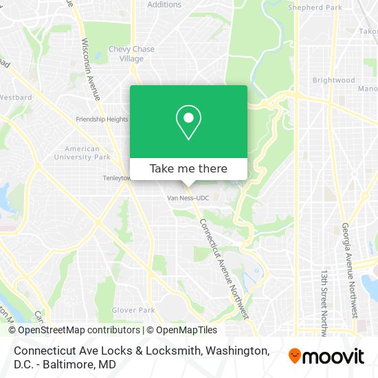 Connecticut Ave Locks & Locksmith map