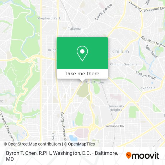 Byron T. Chen, R.PH. map