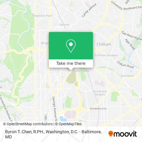 Byron T. Chen, R.PH. map