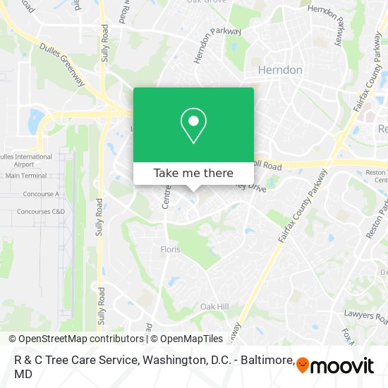 R & C Tree Care Service map