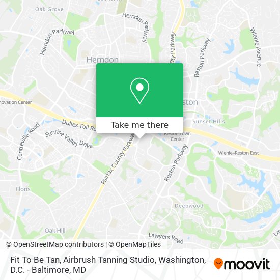 Fit To Be Tan, Airbrush Tanning Studio map