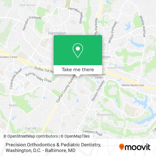 Precision Orthodontics & Pediatric Dentistry map