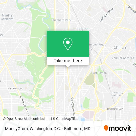 MoneyGram map