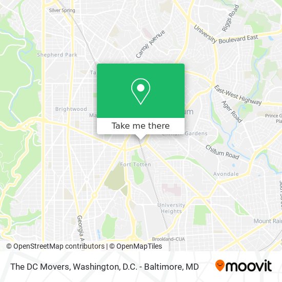 The DC Movers map