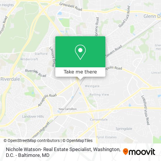 Mapa de Nichole Watson- Real Estate Specialist