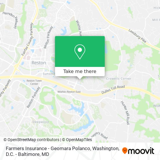 Farmers Insurance - Geomara Polanco map