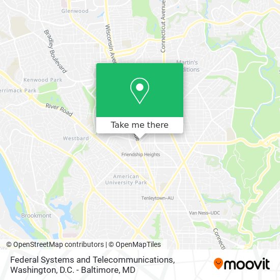 Federal Systems and Telecommunications map