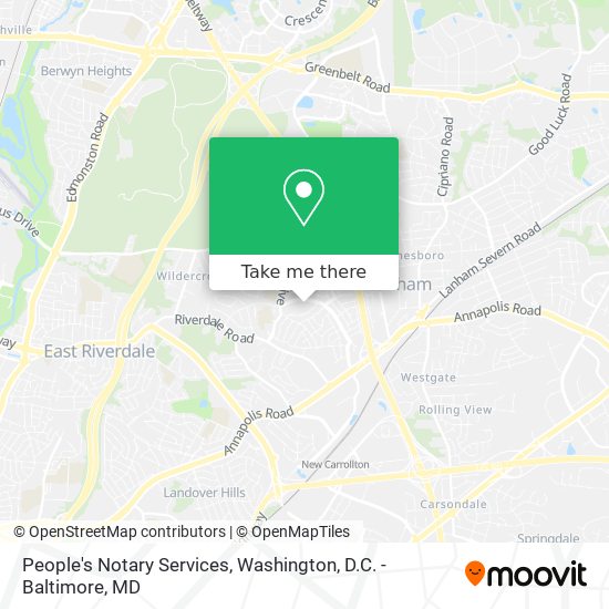 People's Notary Services map