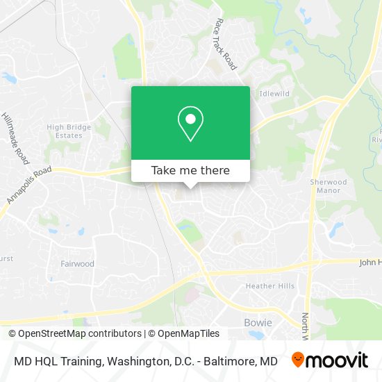 MD HQL Training map