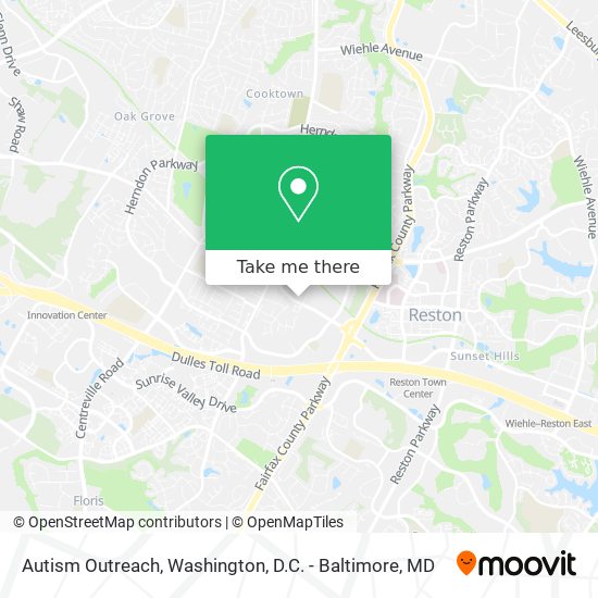 Autism Outreach map