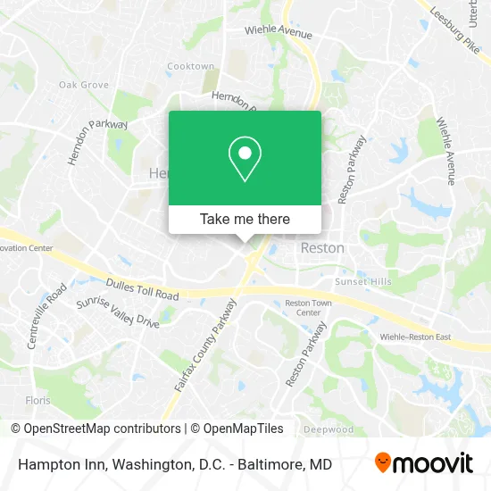 Hampton Inn map