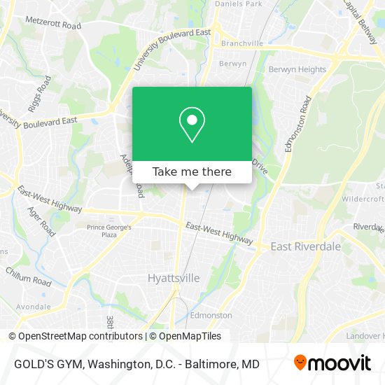 Mapa de GOLD'S GYM