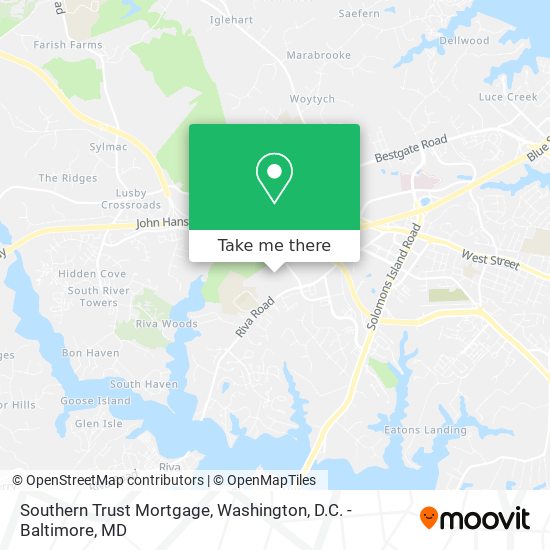 Southern Trust Mortgage map