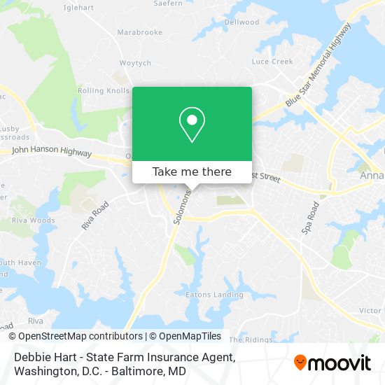 Mapa de Debbie Hart - State Farm Insurance Agent