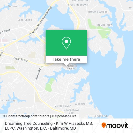 Mapa de Dreaming Tree Counseling - Kim W Piasecki, MS, LCPC