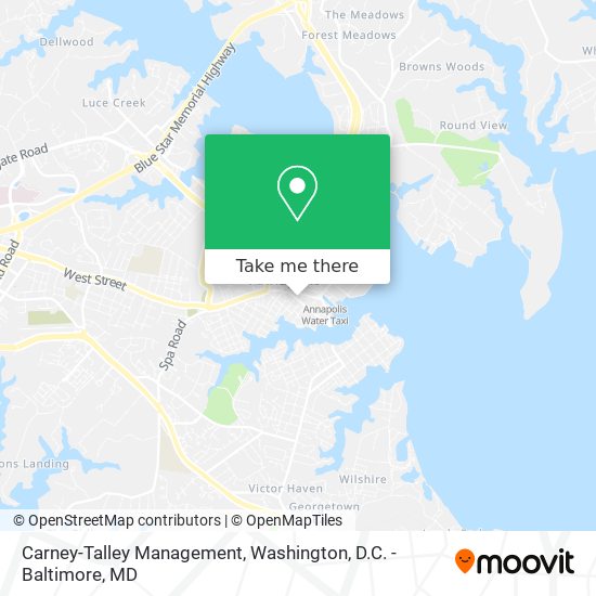 Carney-Talley Management map