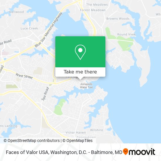 Faces of Valor USA map