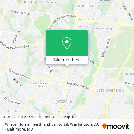 Wilson Home Health and Janitorial map