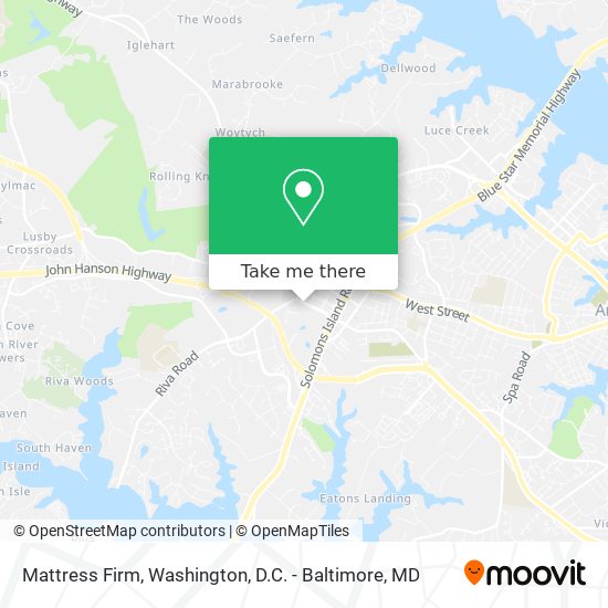 Mattress Firm map