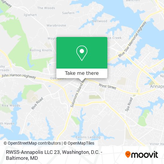 Mapa de RWSS-Annapolis LLC 23