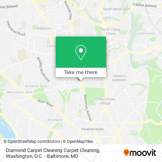 Diamond Carpet Cleaning Carpet Cleaning map