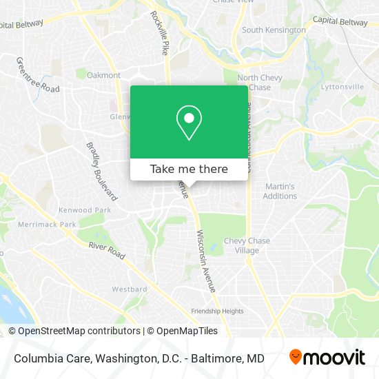 Columbia Care map