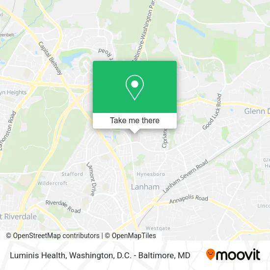 Luminis Health map