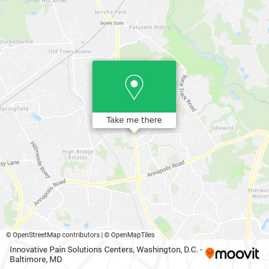 Mapa de Innovative Pain Solutions Centers