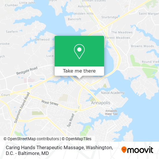 Mapa de Caring Hands Therapeutic Massage