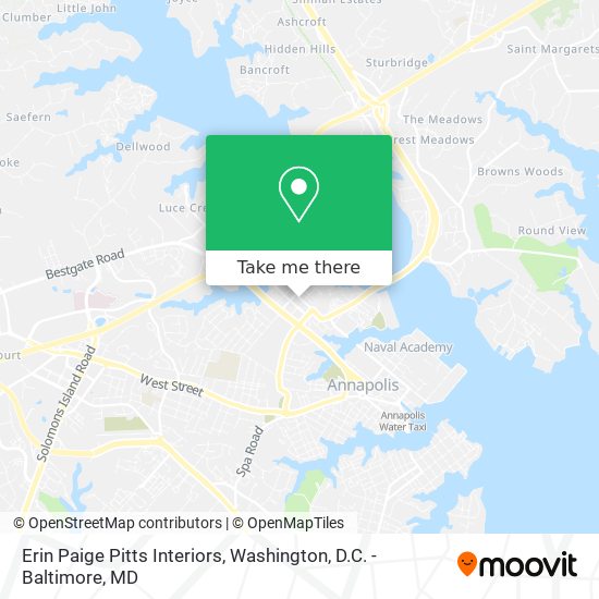 Erin Paige Pitts Interiors map