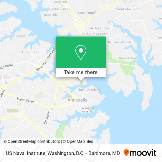 US Naval Institute map