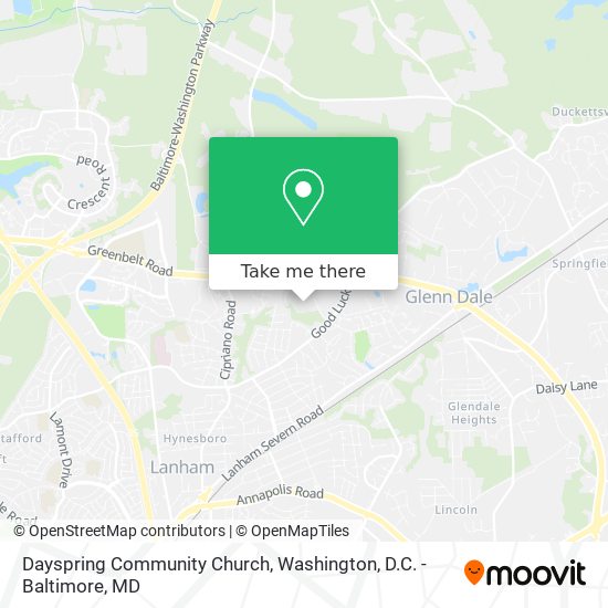 Dayspring Community Church map