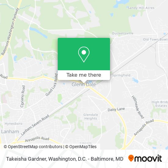 Takeisha Gardner map