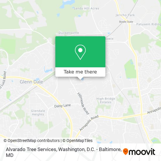 Mapa de Alvarado Tree Services